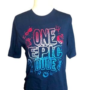 One Epic Dude Red White Blue Skater‎ Boy XL Husky